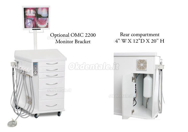 TPC OMC2375CV-SL/ OMC2375CV portastrumenti per unità odontoiatriche